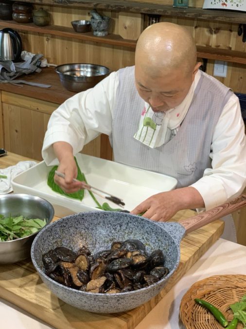 Cooking class with Jeong Kwan