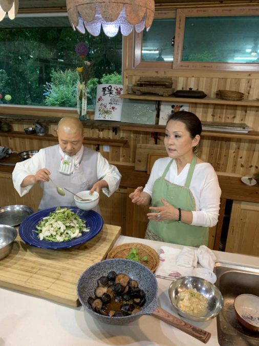 Cooking class with Jeong Kwan