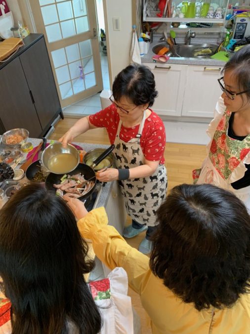 Cooking class in Seoul